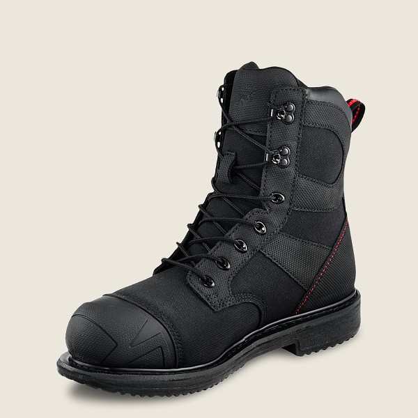 Red Wing Mens Maxbond - 8-inch Waterproof Toe - Safety Boots Black - 2059HDVOW